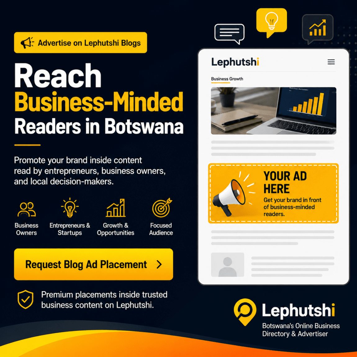Advertise on Lephutshi Ad Blog