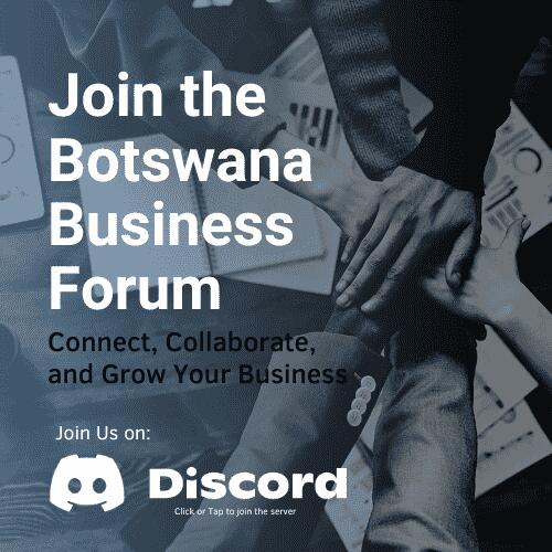 Join the Botswana Business Forum Discord business server for entrepreneurs and professionals in Botswana."