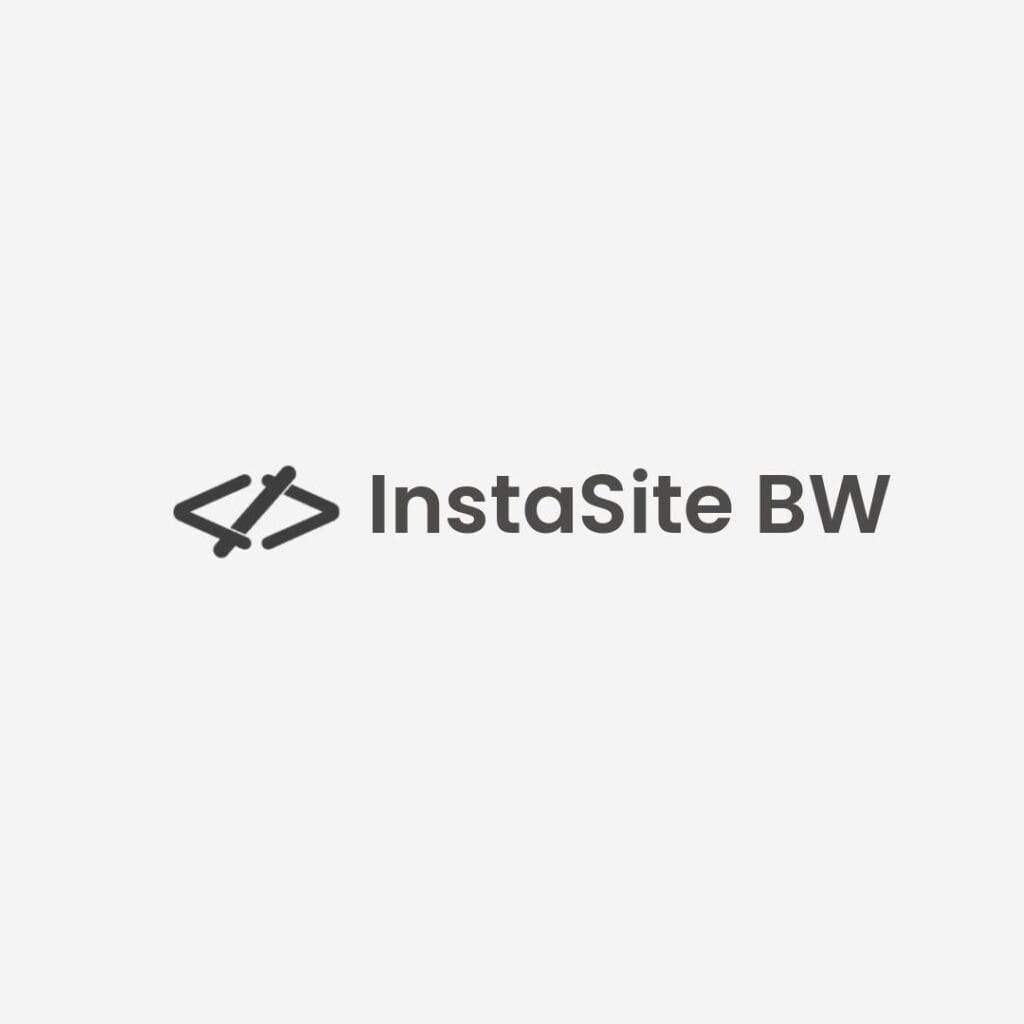 InstaSite BW – Website Builder & Ecommerce Design Services
