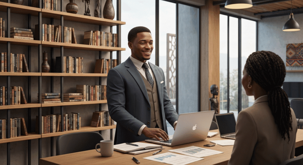 Entrepreneurial skills Botswana Lephutshi business teamwork digital tools