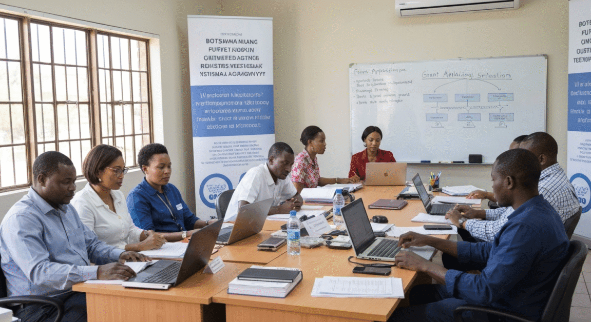 Business grants Botswana SME funding programs Lephutshi