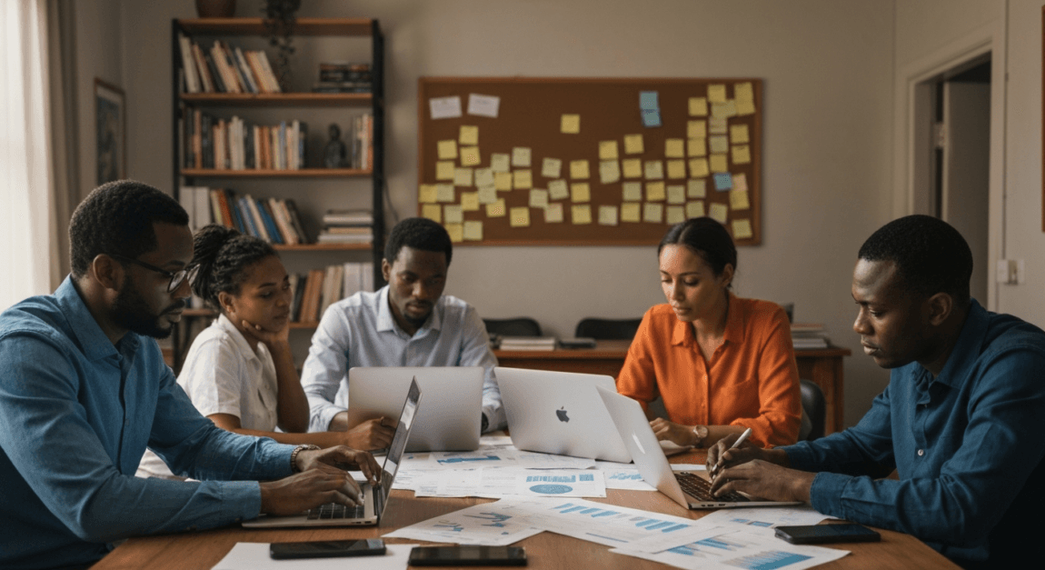 Renewable Energy Business Opportunities in Botswana 3 SME team in Botswana conducting a feasibility study on renewable energy