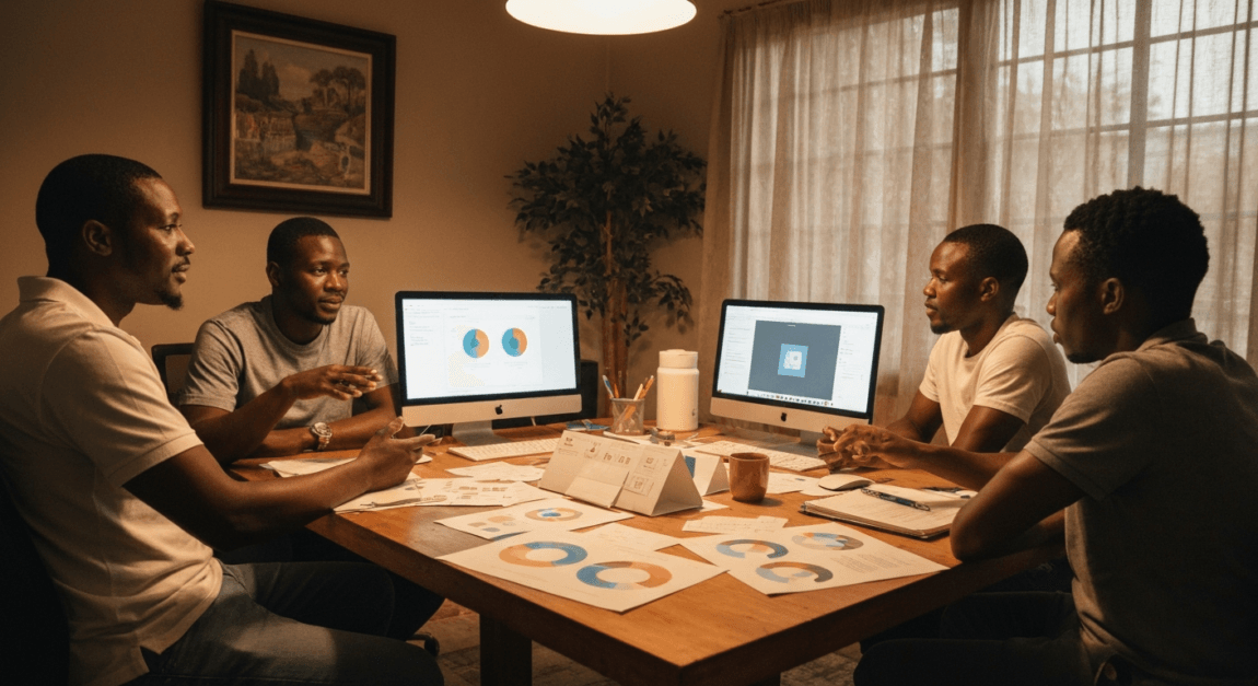 Most Inspiring Entrepreneur Biographies & Autobiographies 3 Botswana innovators collaborating on niche market solutions.