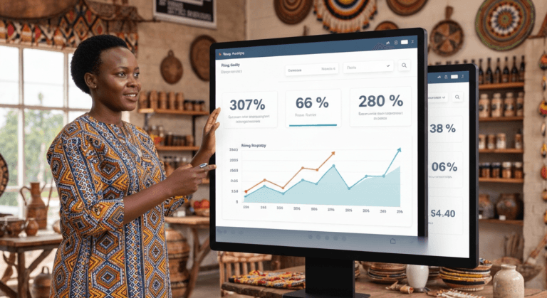 Sales funnel Botswana entrepreneur Lephutshi