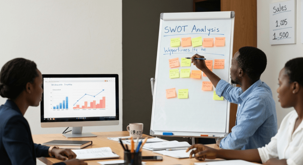 SWOT analysis for business planning Lephutshi example