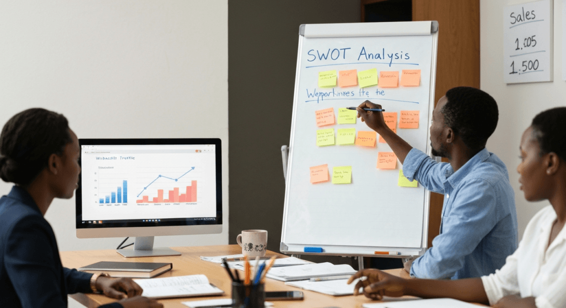SWOT analysis for business planning Lephutshi example