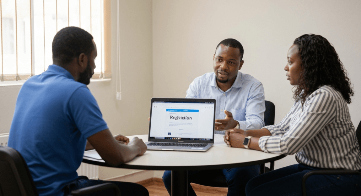 Consultant and business owner discuss company registration in Botswana