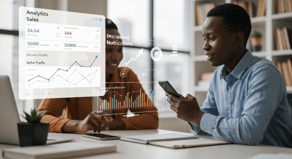 Mobile commerce Botswana m-commerce trends Lephutshi