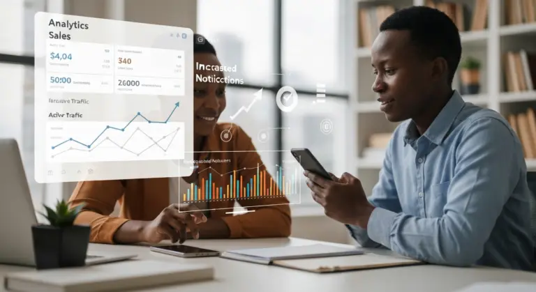Mobile commerce Botswana m-commerce trends Lephutshi
