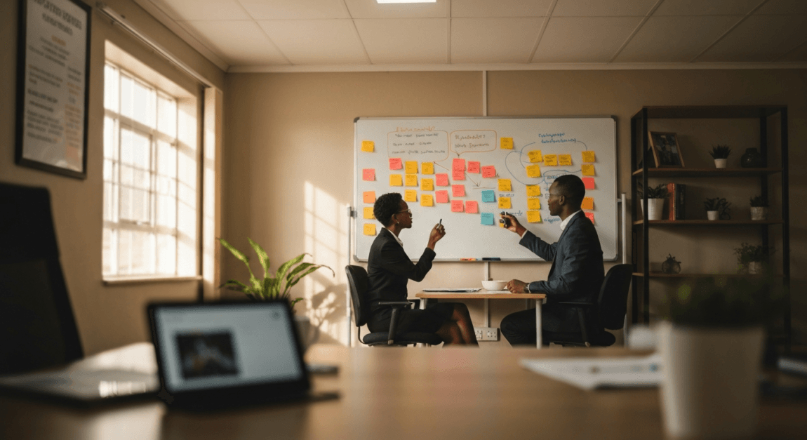Common Business Planning Mistakes (and How to Avoid Them) 1 Collaborative business planning discussion emphasizing the importance of a clear vision