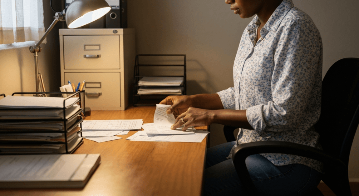 Organizing receipts for business compliance in Botswana