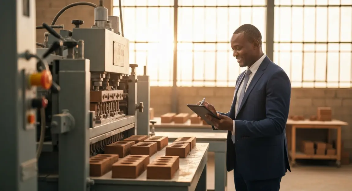 How to start a brick-making business using brick moulding machine Lephutshi