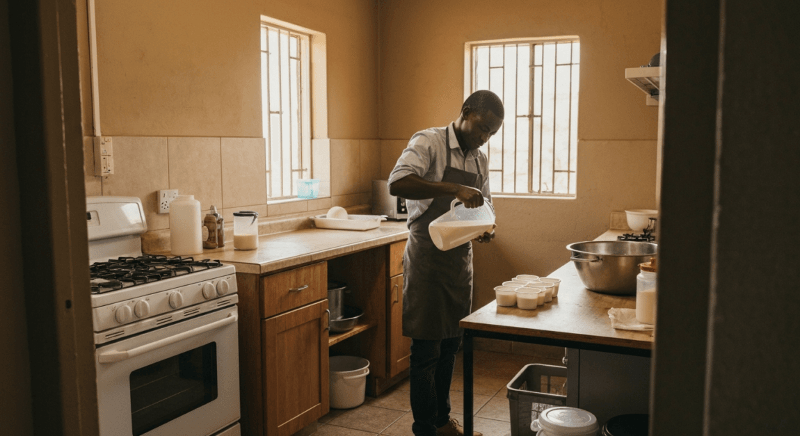 Small scale dairy processing in Botswana for cheese and yogurt