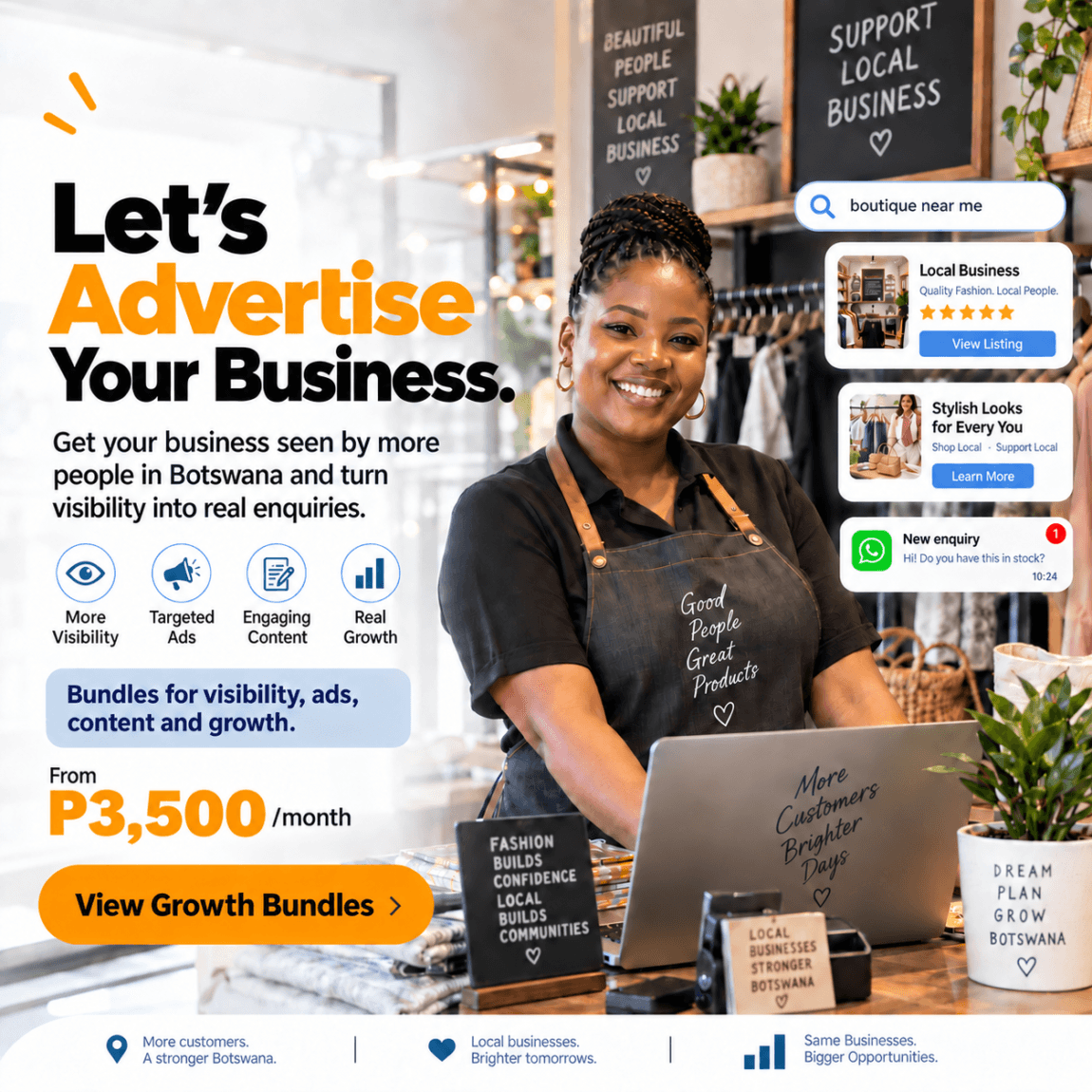 Let’s Advertise your business – Lephutshi Developers
