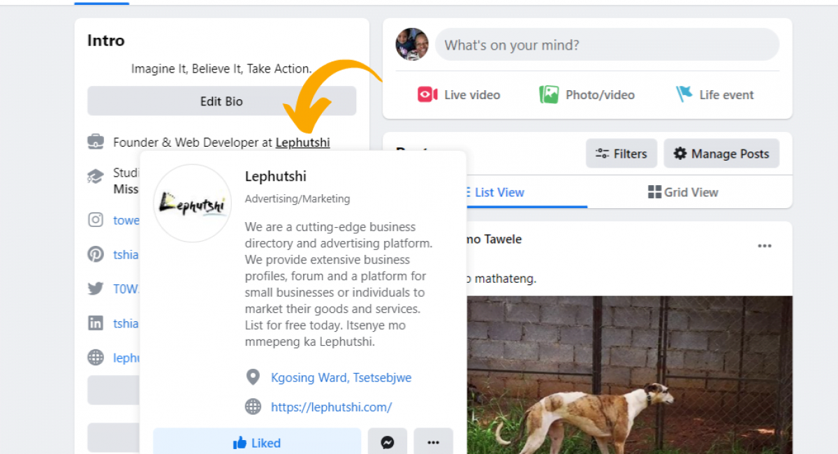 Using Your facebook profile to promote your facebook page